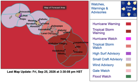 Federal emergency declaration approved ahead of Hurricane Nolo